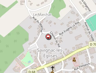 Carte de Herve Dean à Savignac-les-églises