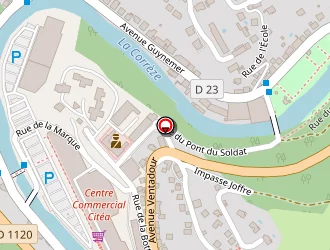 Carte de Intermarché à Tulle