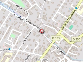 Carte de La Poste à Froges