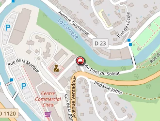 Carte de Gymnase Lovy à Tulle