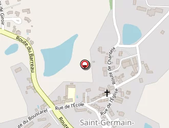 Carte de La Poste à Saint-germain-les-vergnes