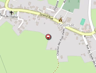 Carte de Café Du Commerce à Soursac