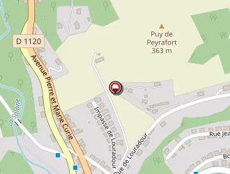 Carte de Mombazet à Tulle