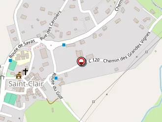 Carte de Lambert Bruno à Saint-clair