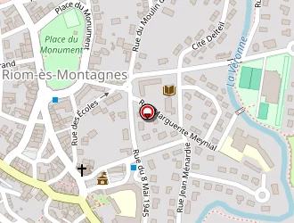 Carte de Mairie à Riom-ès-montagnes