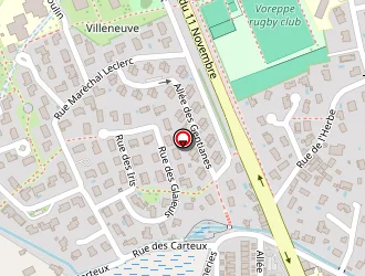 Carte de Station U Charandis à Voreppe