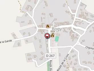Carte de Centre D'incendie Et De Secours à Bogy