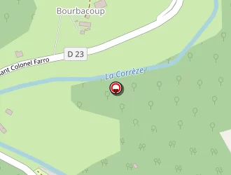 Carte de Centre Aquarécréatif à Tulle