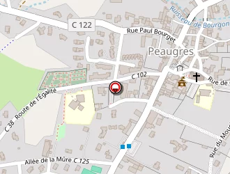 Carte de Cantine à Peaugres