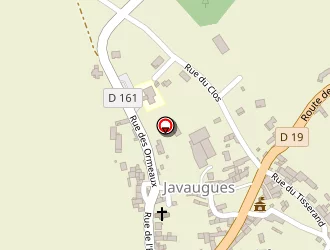 Carte de Circuit De Randonnée à Javaugues