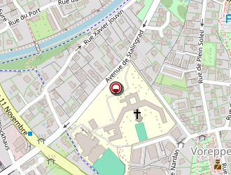 Carte de Mandy Hotel à Voreppe