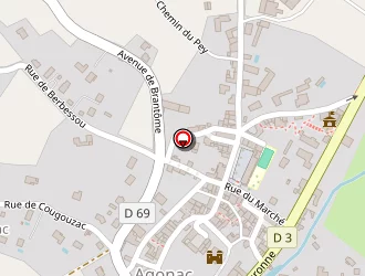 Carte de Ecole Maternelle à Agonac