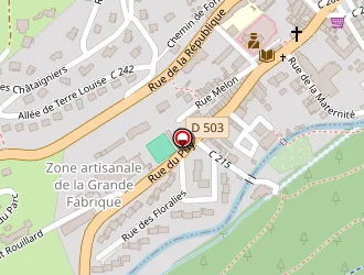 Carte de Tisstech à Bourg-argental