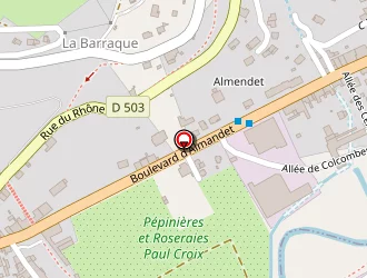 Carte de Mathevet Gilbert à Burdignes