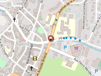 Carte de Patroncini Electricité à Tullins