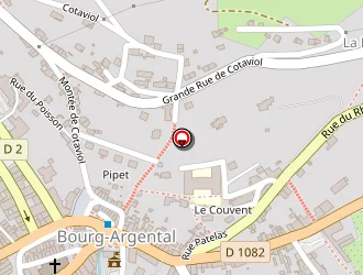 Carte de La Poste à Bourg-argental