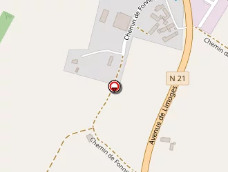 Carte de Sorges Motoculture à Sorges