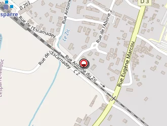 Carte de Médoc Service Viticole à Lesparre-médoc