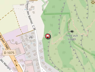 Carte de La Tivolliere à Voreppe