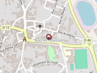 Carte de Ecole Publique à Bas-en-basset