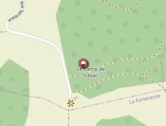 Carte de Bistrot Du Camp De César à Plan