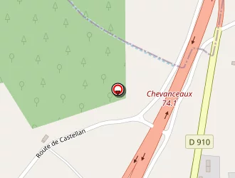 Carte de Merle Daniel à Chevanceaux