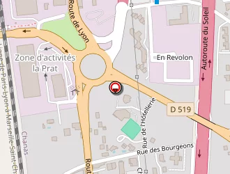 Carte de Camping-car 38 à Chanas