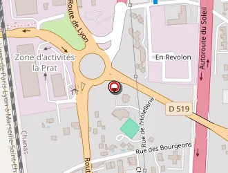 Carte de Formule 1 à Chanas