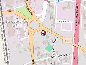 Carte de Courtepaille à Chanas