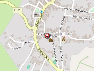 Carte de Gymnase à Juillac