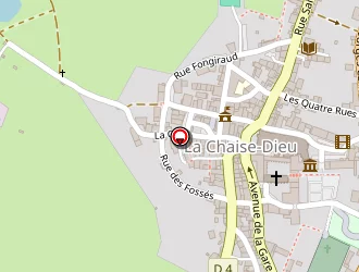 Carte de Genet à Chaise-dieu (la)