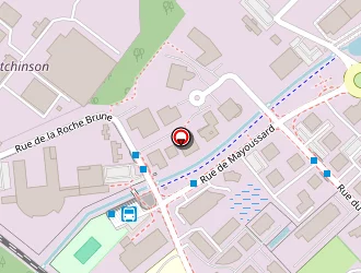 Carte de Gymnase Intercommunal Pierre Beghin à Moirans