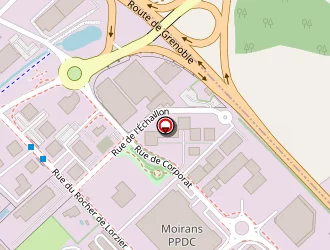 Carte de Lba Thivel à Moirans