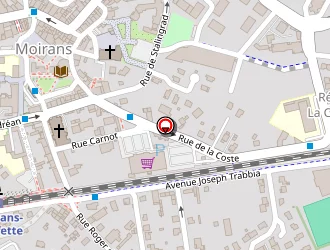 Carte de Carrefour Market à Moirans