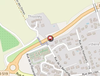 Carte de Adstrategy à Bougé-chambalud