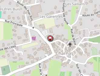 Carte de Coffy Frédéric à Charnas