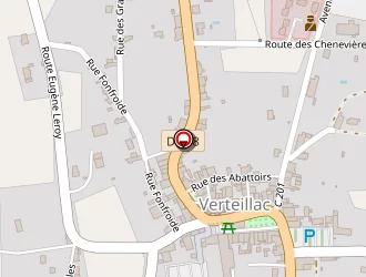 Carte de Crews David à Verteillac