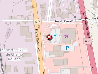 Carte de Transdev Rhône Alpes Interurbain à Salaise-sur-sanne