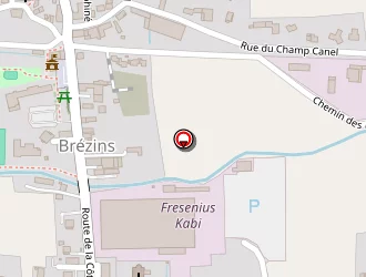 Carte de Escamania à Brézins