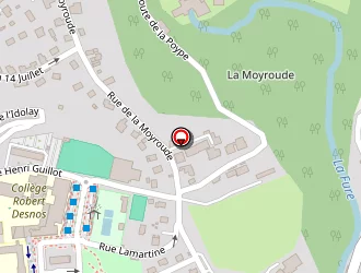 Carte de Piscine Municipale à Rives