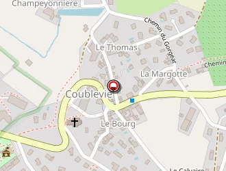 Carte de Provenc'halles à Coublevie