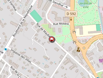 Carte de Comptoirs Du Bois à Voiron