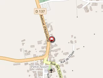 Carte de Niaud à Mirambeau