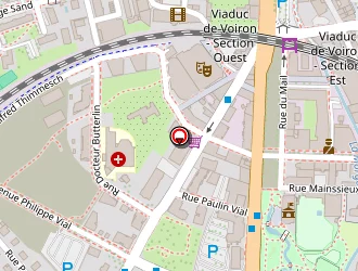 Carte de Clinique De Chartreuse à Voiron