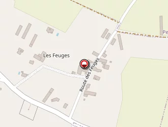 Carte de Les Feuges (earl) à Pajay