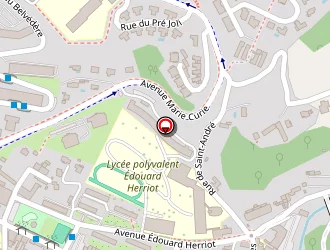 Carte de New Print Services à Voiron