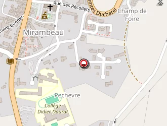 Carte de Gymnase à Mirambeau