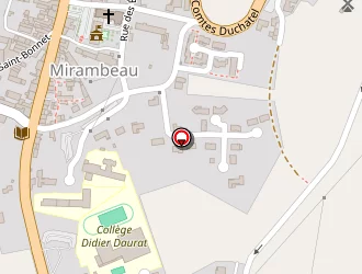 Carte de Collège Didier Daurat à Mirambeau