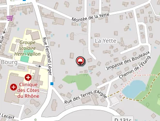 Carte de Rocher Céline à Roussillon