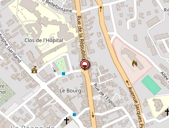 Carte de Centre Laser à Péage-de-roussillon (le)